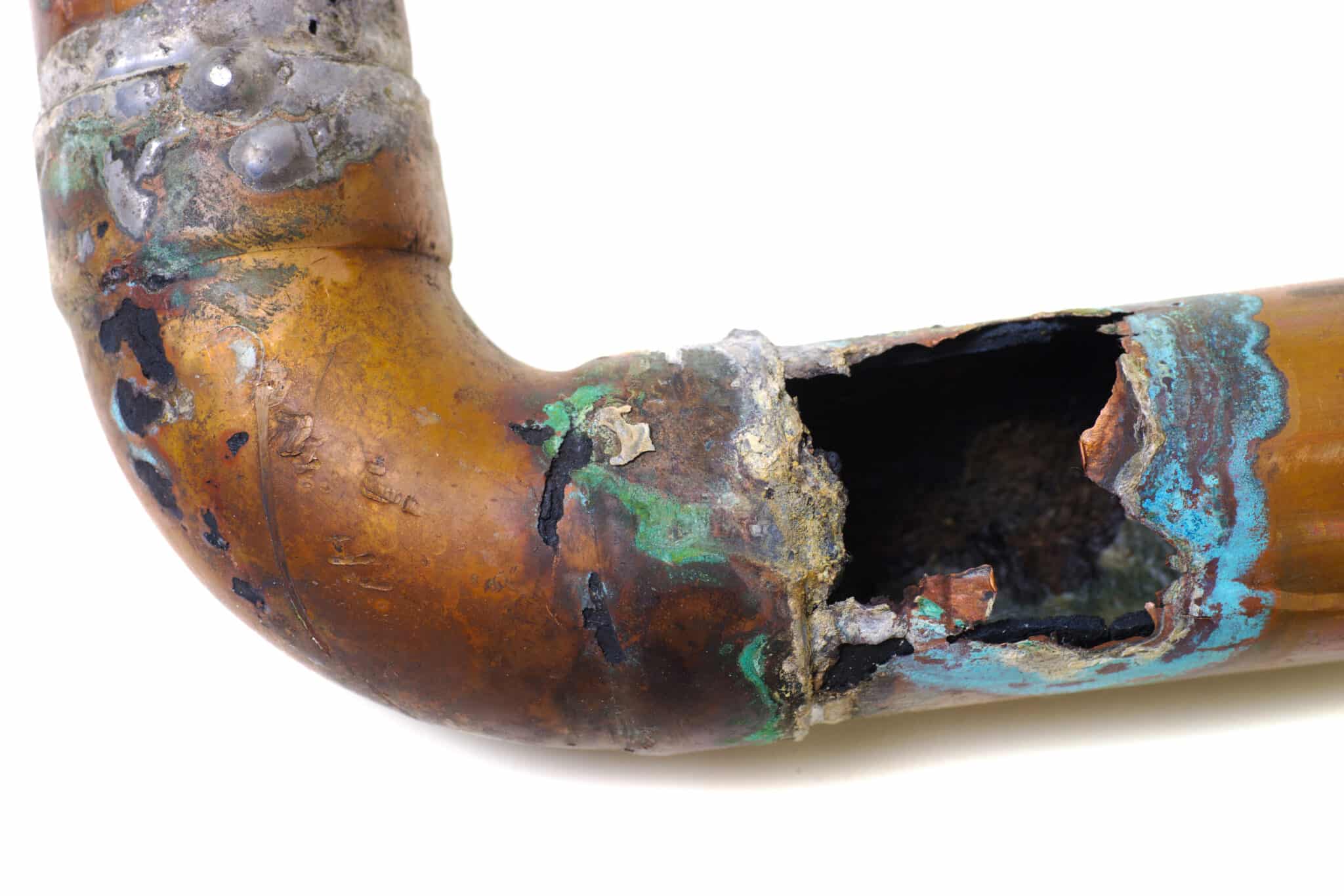 Galvanic Corrosion in Pipes.